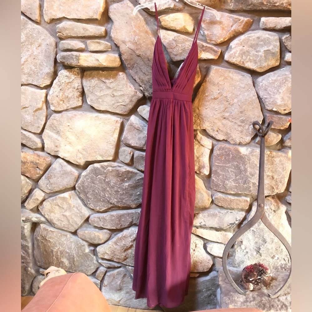 Lulu's Ballroom Bliss Pleated Maxi Dress